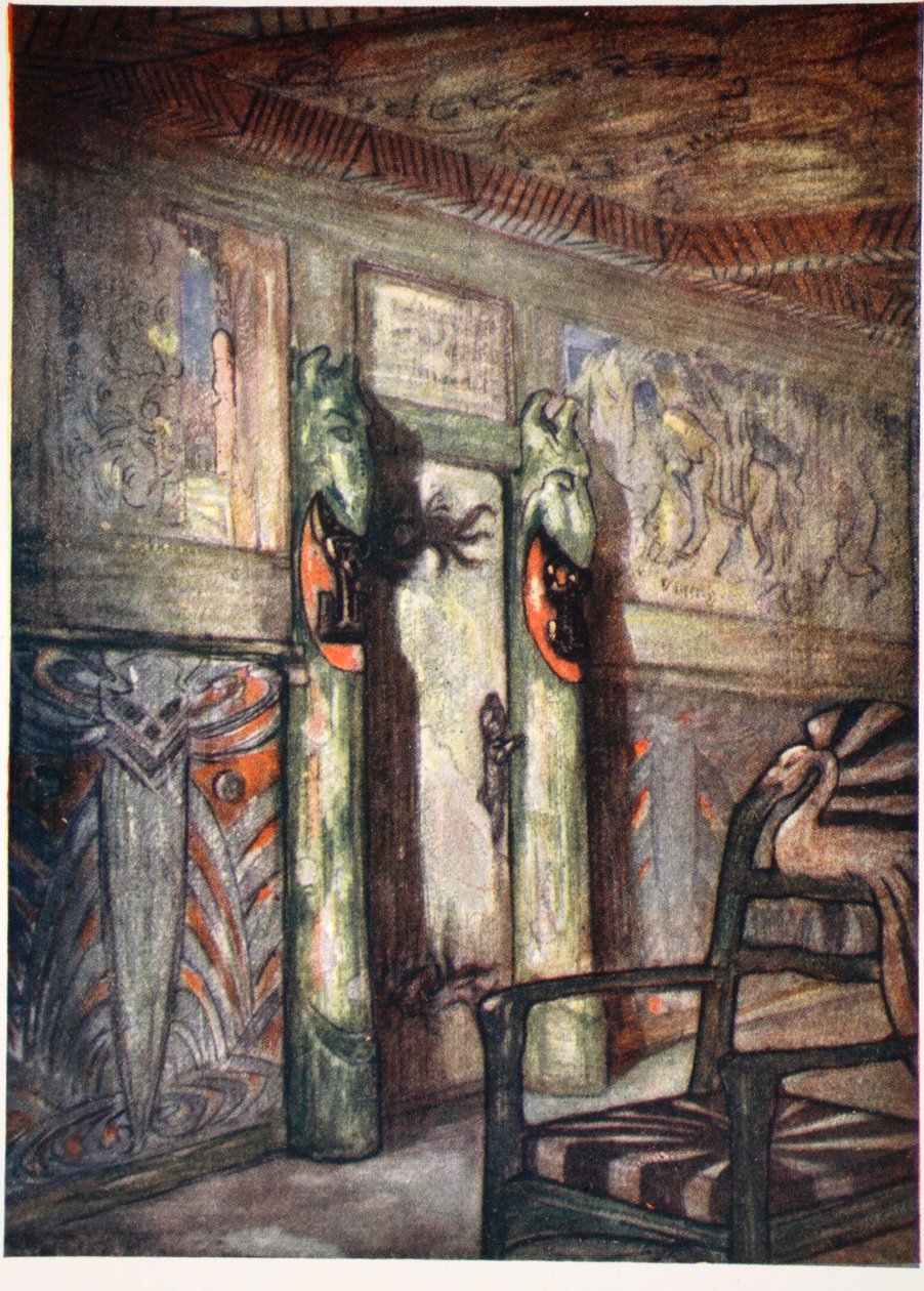 Room by Munthe at Holmencollen, 1905 by Nico Jungman