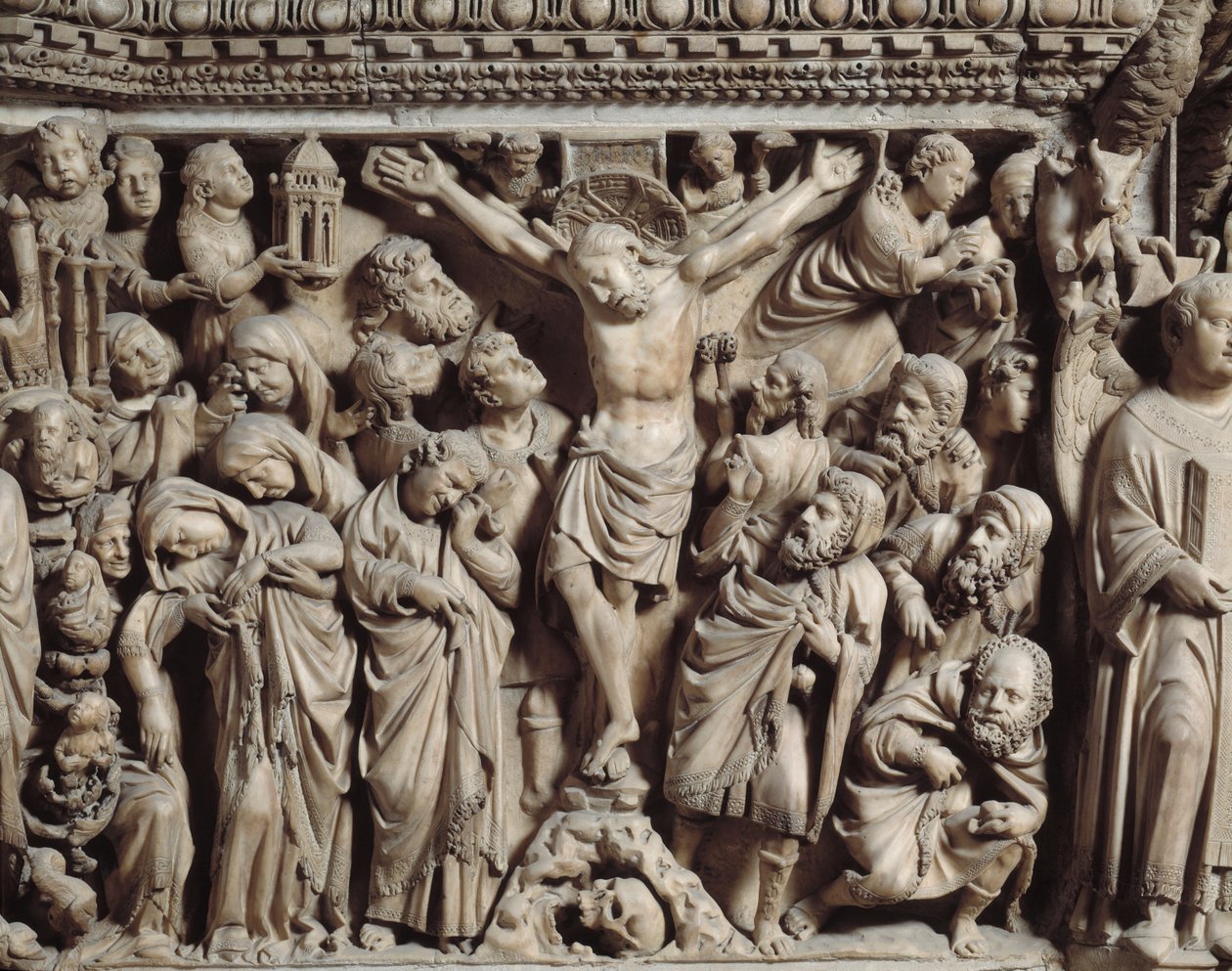 The Crucifixion (detail) by Nicola Pisano