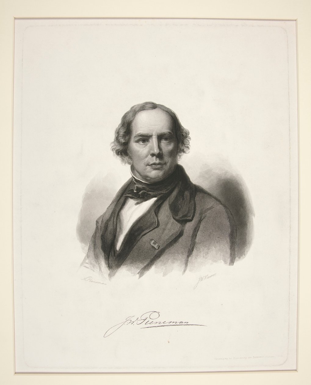 Portrait of J.W. Pieneman by Nicolaas Pieneman