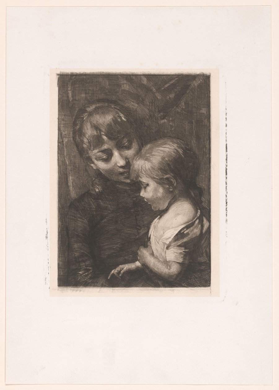 Woman with Child by Nicolaas van der Waay