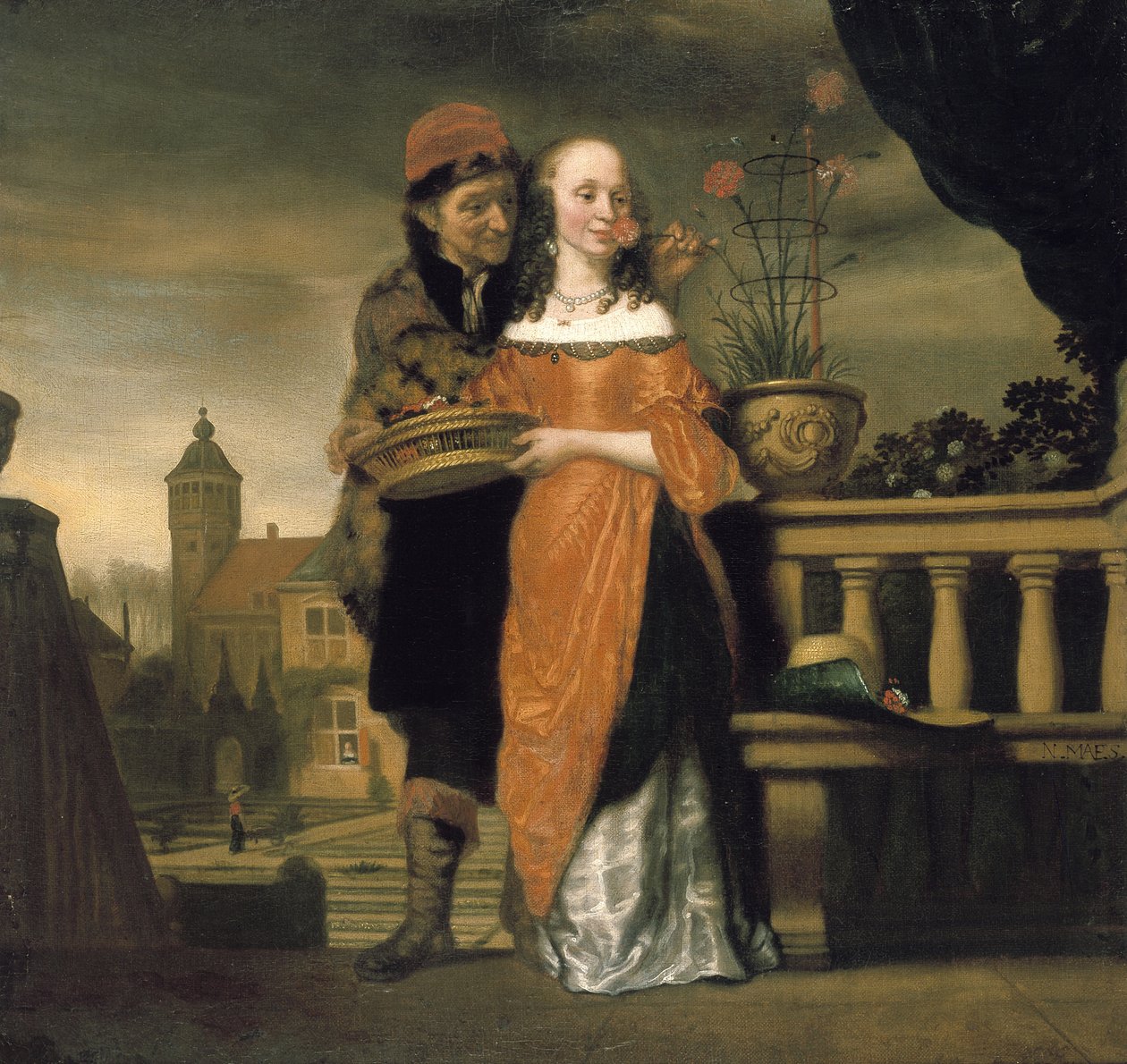 An Allegory of the Sense of Smell by Nicolaes Maes