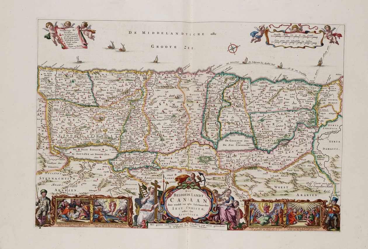 The Promised Land Canaan by Nicolaes Visscher