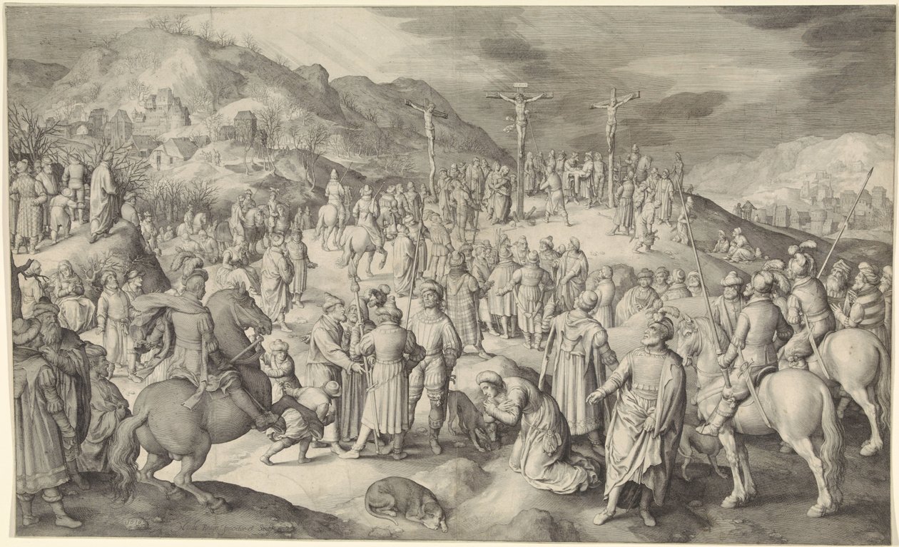 Christ on the Cross by Nicolaes de Bruyn