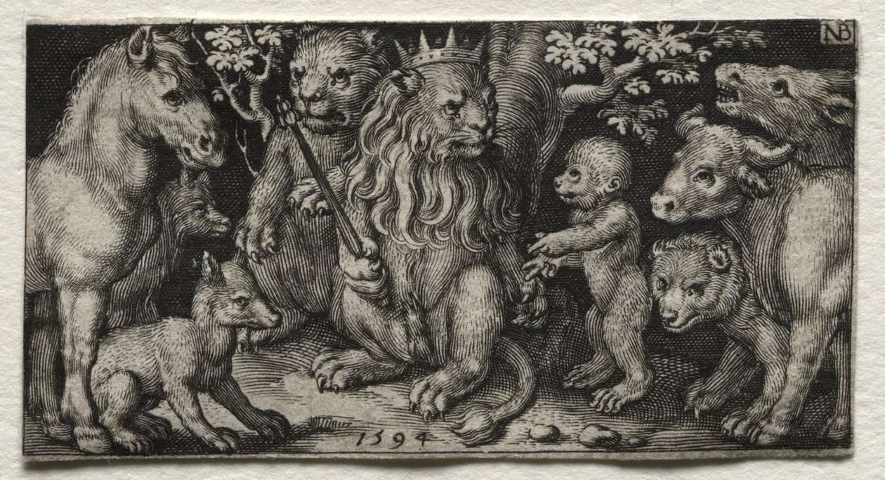 The King of Beasts by Nicolaes de Bruyn