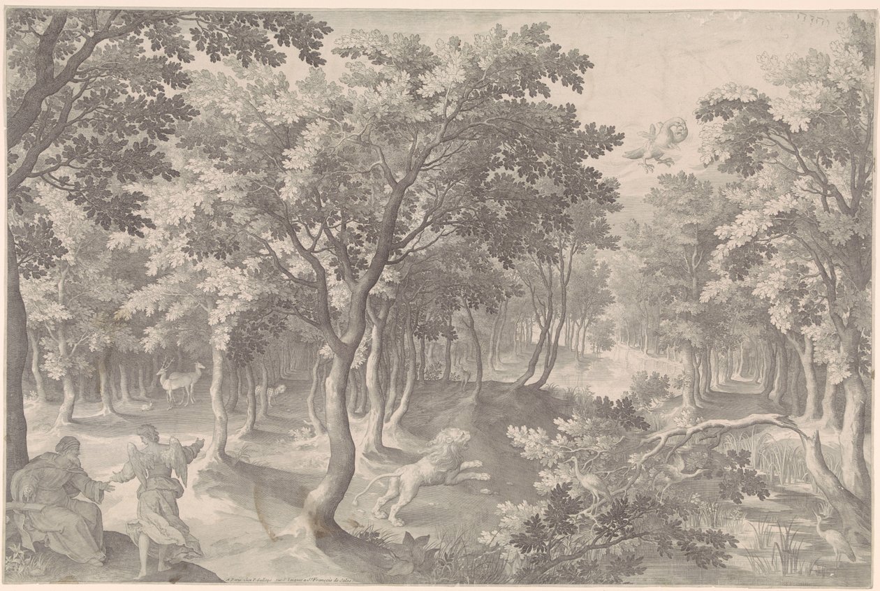 Fifth Vision of Ezra by Nicolaes de Bruyn