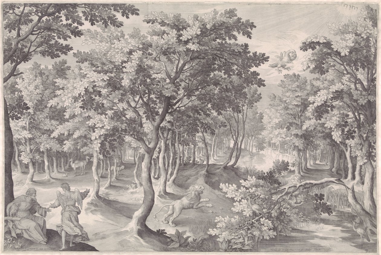 Fifth Vision of Ezra by Nicolaes de Bruyn