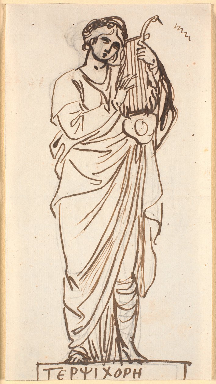 Terpsichore, Muse of Dance by Nicolai Abildgaard