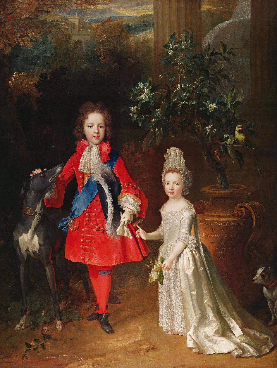 Prince James Francis Edward Stuart and Princess Maria Theresa Stuart by Nicolas de Largillière