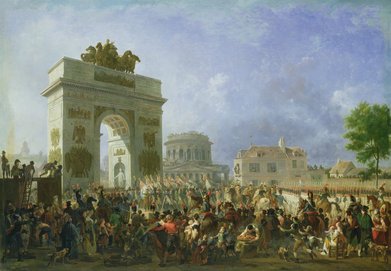 Entry of the Imperial Guard into Paris at the Barriere de Pantin, 25th November 1807 by Nicolas Antoine Taunay