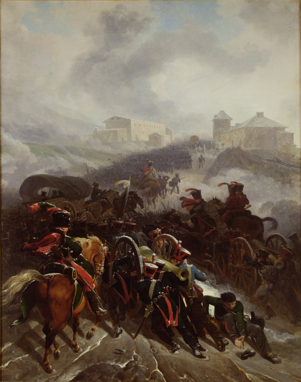 The French Army Crossing the Sierra de Guadarrama, Spain, December 1808, 1812 by Nicolas Antoine Taunay