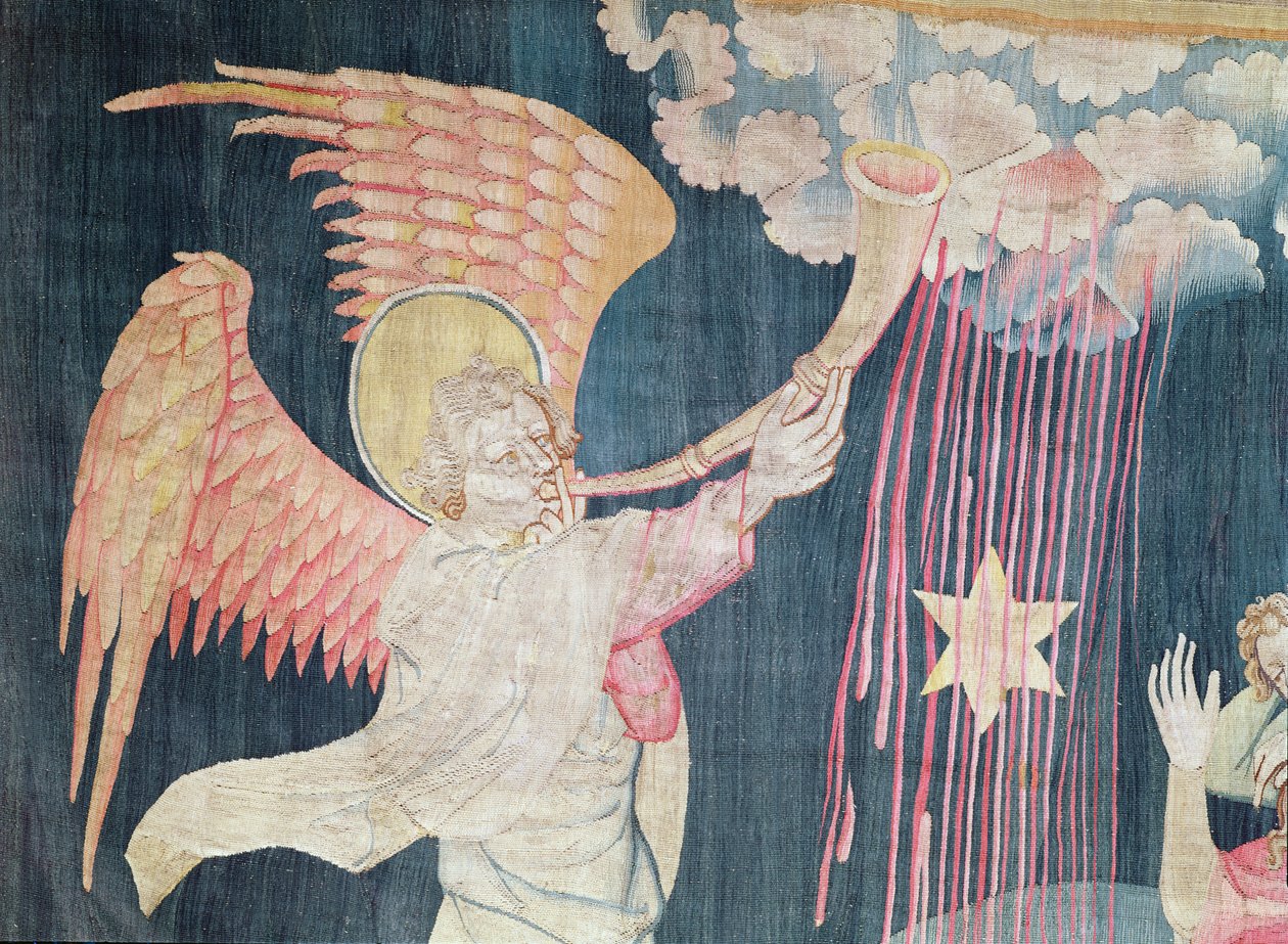The Third Trumpet and the Wormwood Star, no.22 from The Apocalypse of Angers (detail) by Nicolas Bataille