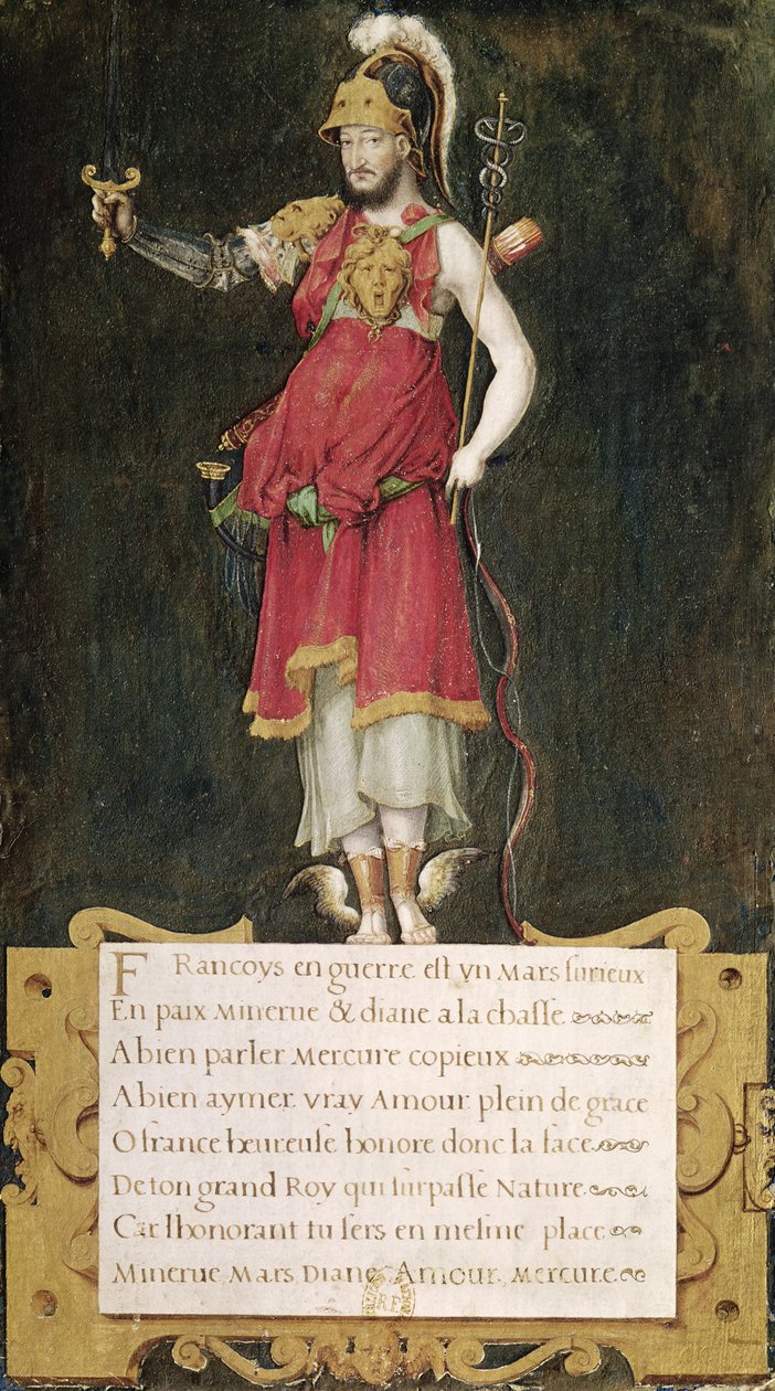 Francois I as a composite deity by Nicolas Belin