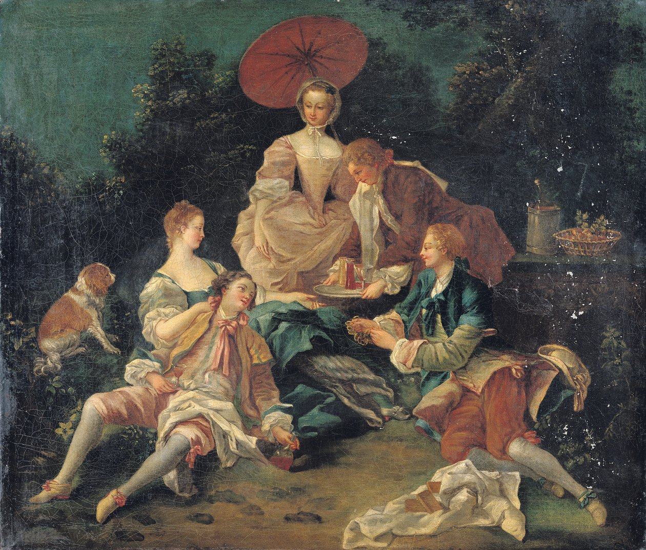 Picnic in a Park by Nicolas Lancret