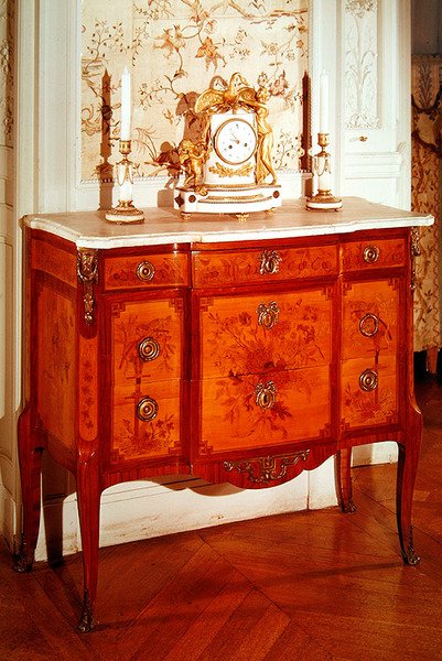 Marquetry Commode by Nicolas Petit