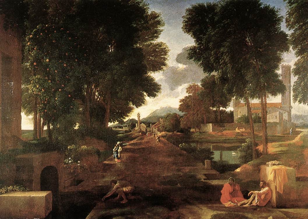 A Roman Road by Nicolas Poussin