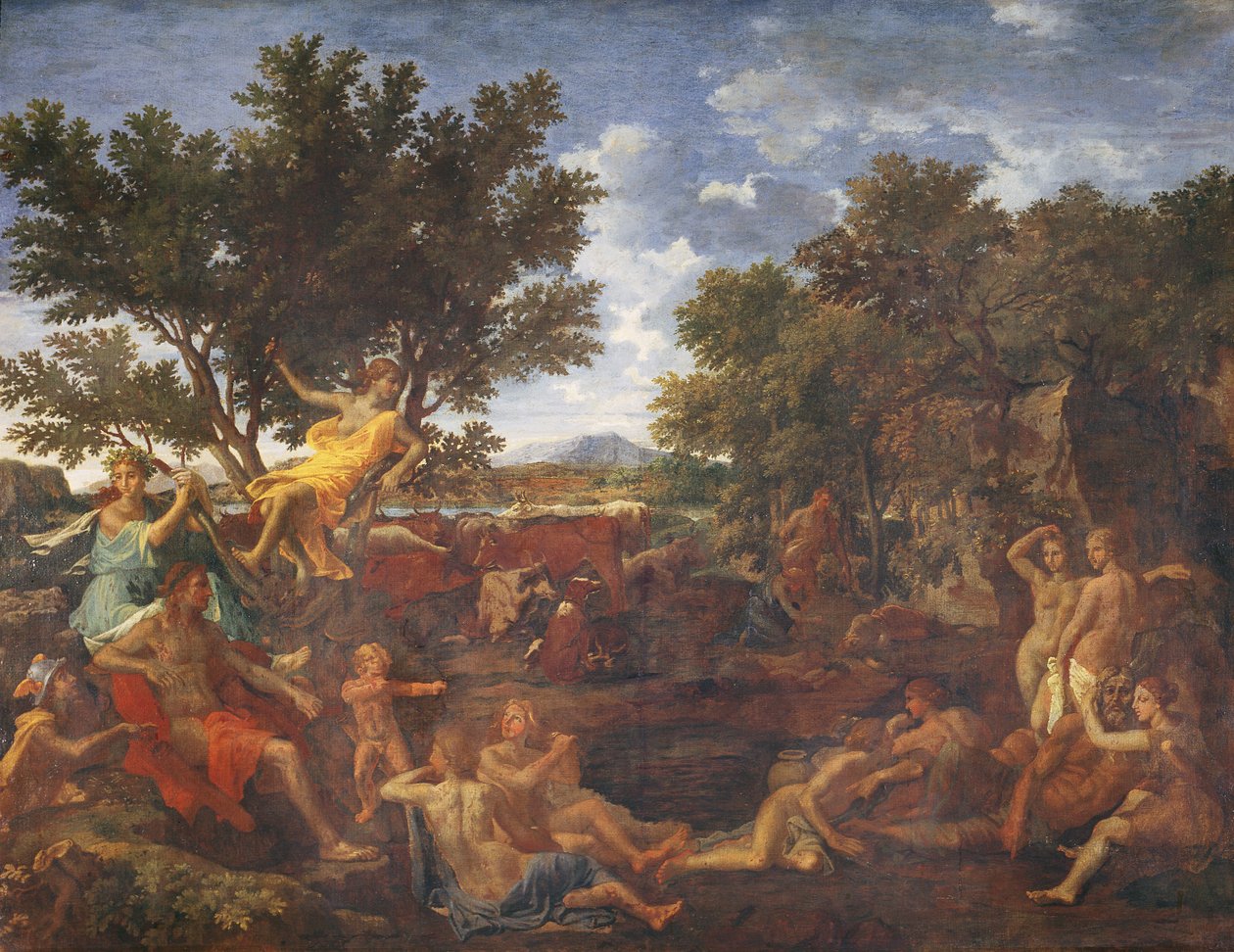 Apollo, Lover of Daphne by Nicolas Poussin