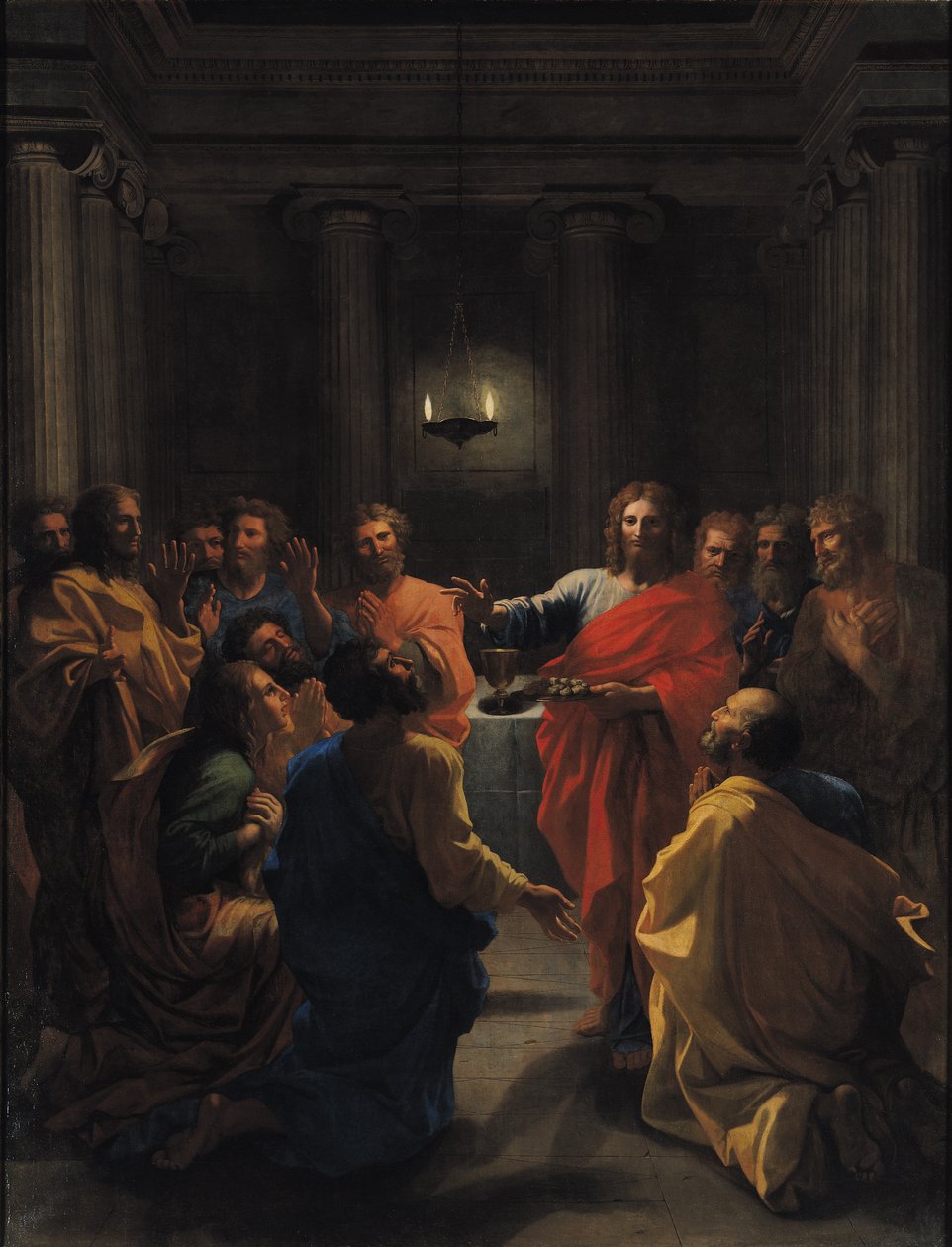 Christ Instituting the Eucharist, or The Last Supper, 1640 by Nicolas Poussin