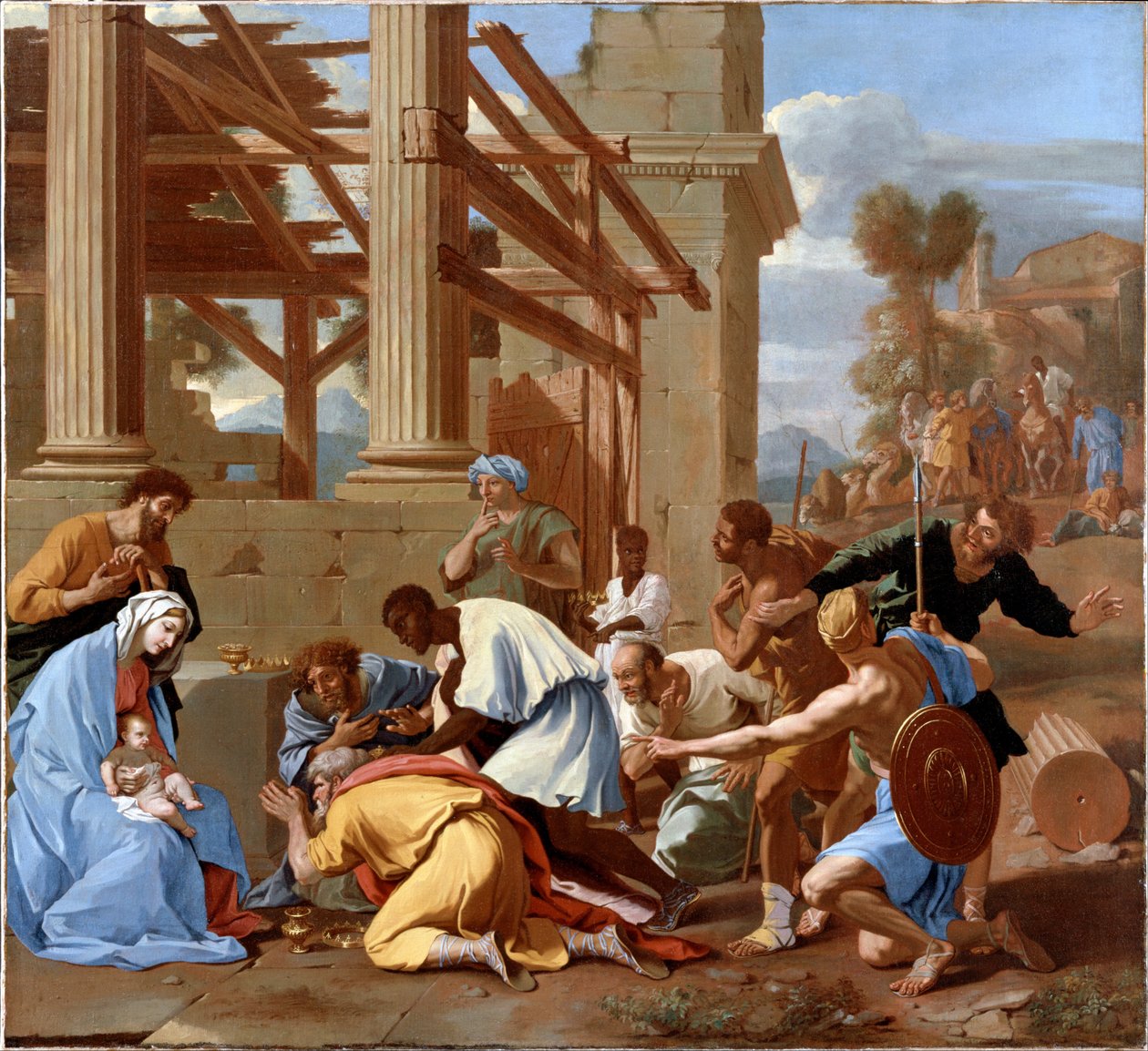 The Adoration of the Magi by Nicolas Poussin