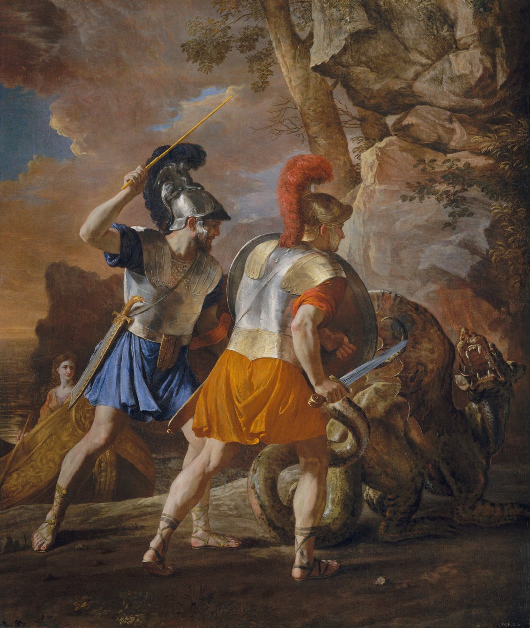 The Companions of Rinaldo by Nicolas Poussin