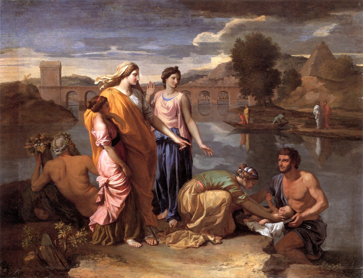 The Finding of Moses by Nicolas Poussin