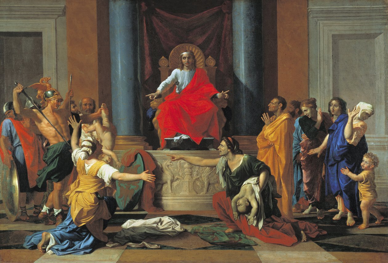 The Judgement of Solomon by Nicolas Poussin