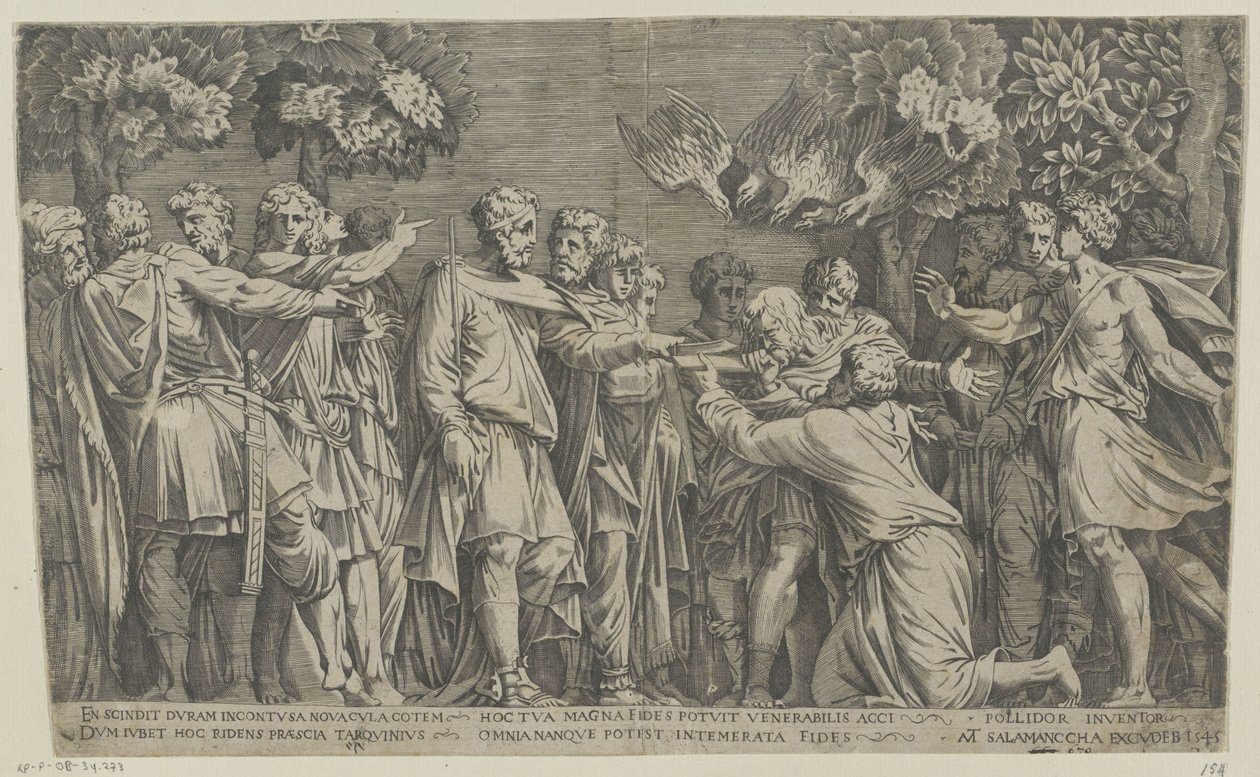 Ancius the Augur by Nicolas Beatrizet (attributed to)