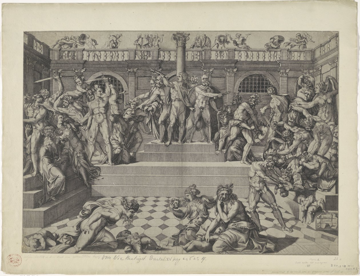 Massacre of the Innocents by Nicolas Beatrizet