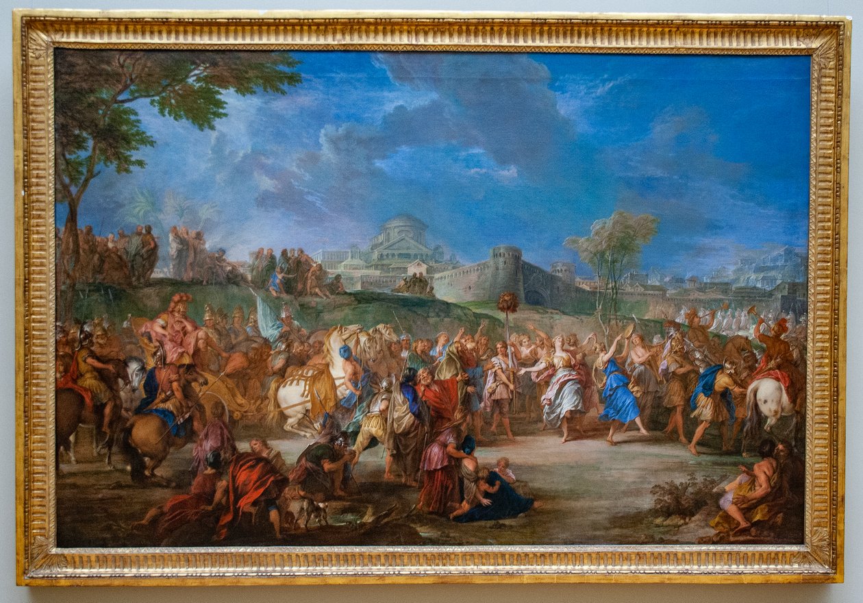 The Triumph of David by Nicolas Bertin