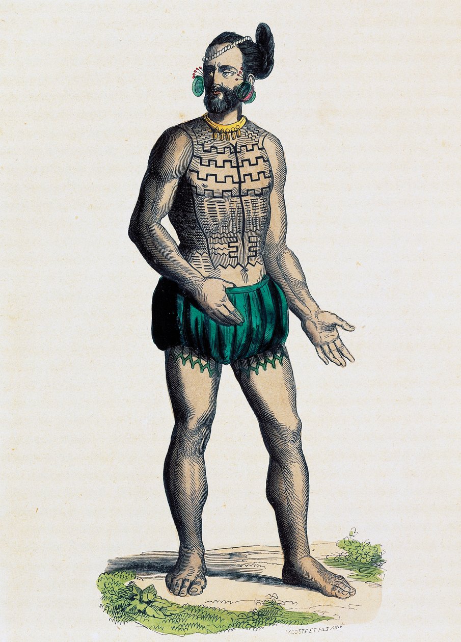 Native from Romanzoff Archipelago by Nicolas Dally