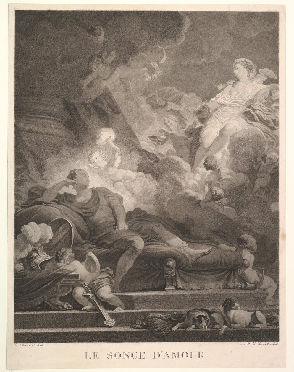 The Dream of Love by Nicolas Francois Regnault