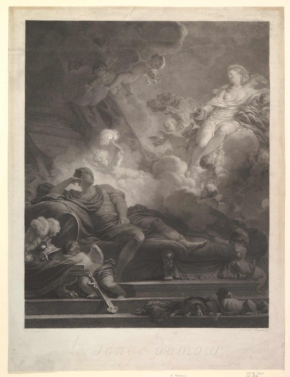 The Dream of Love by Nicolas Francois Regnault
