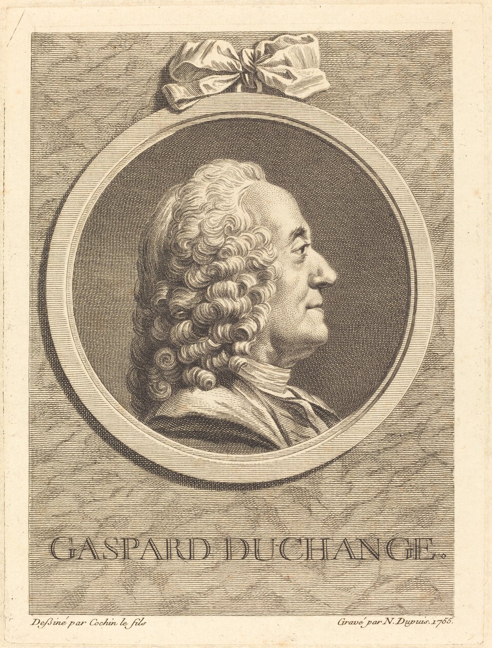 Gaspard Duchange by Nicolas Gabriel Dupuis after Charles Nicolas Cochin II