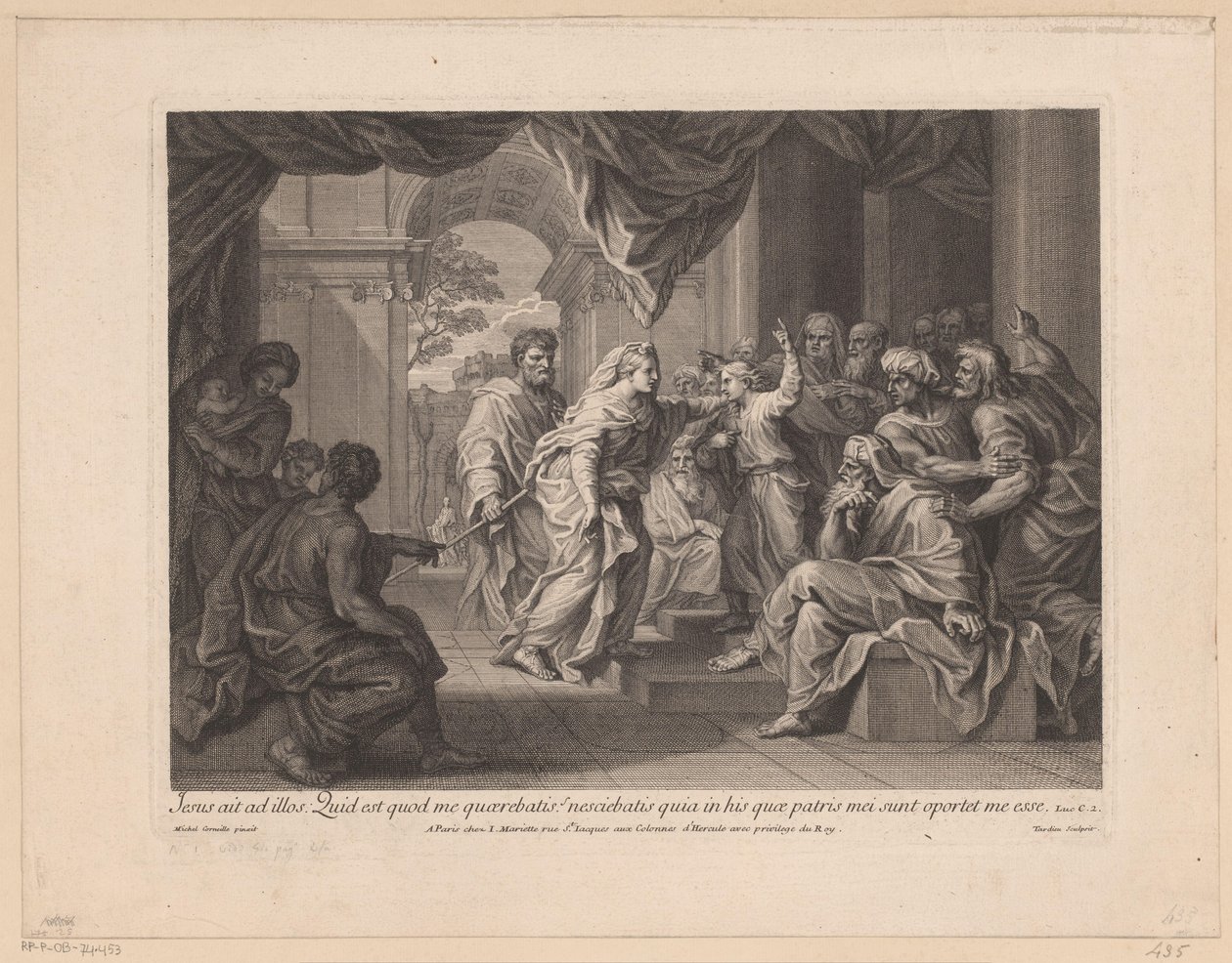 Twelve-Year-Old Jesus in the Temple by Nicolas Henri Tardieu