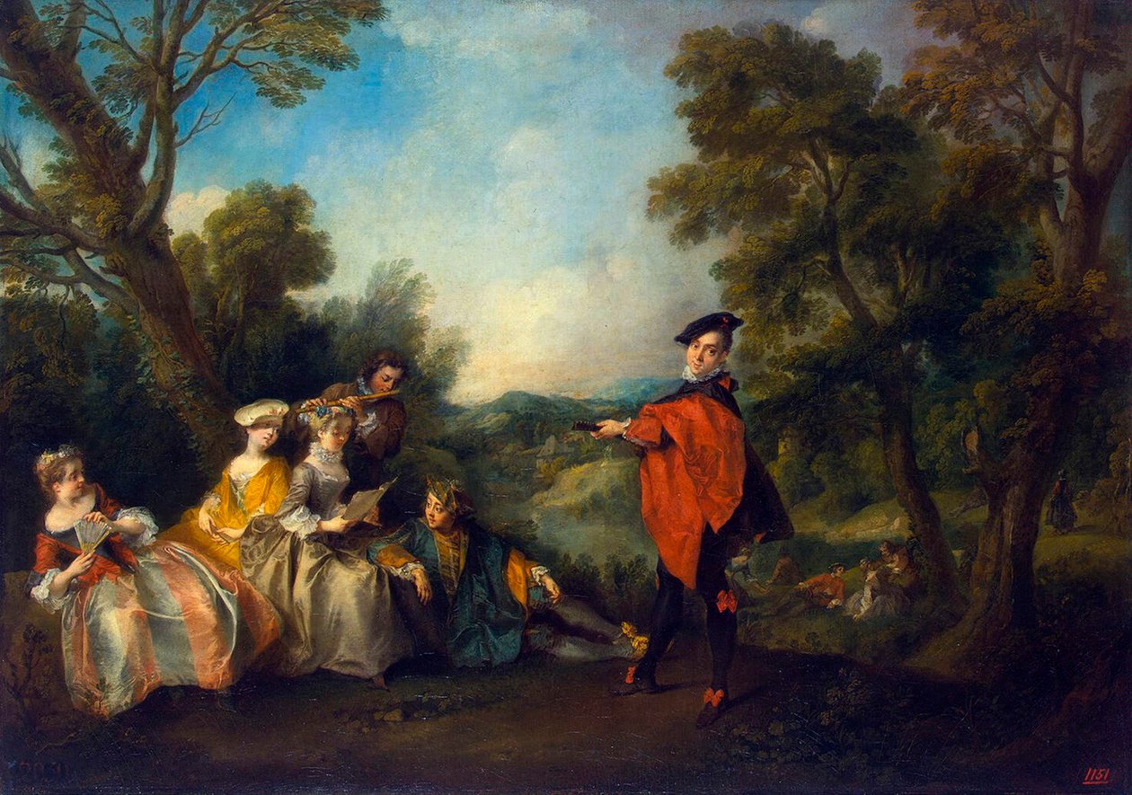 Concert in the Park by Nicolas Lancret