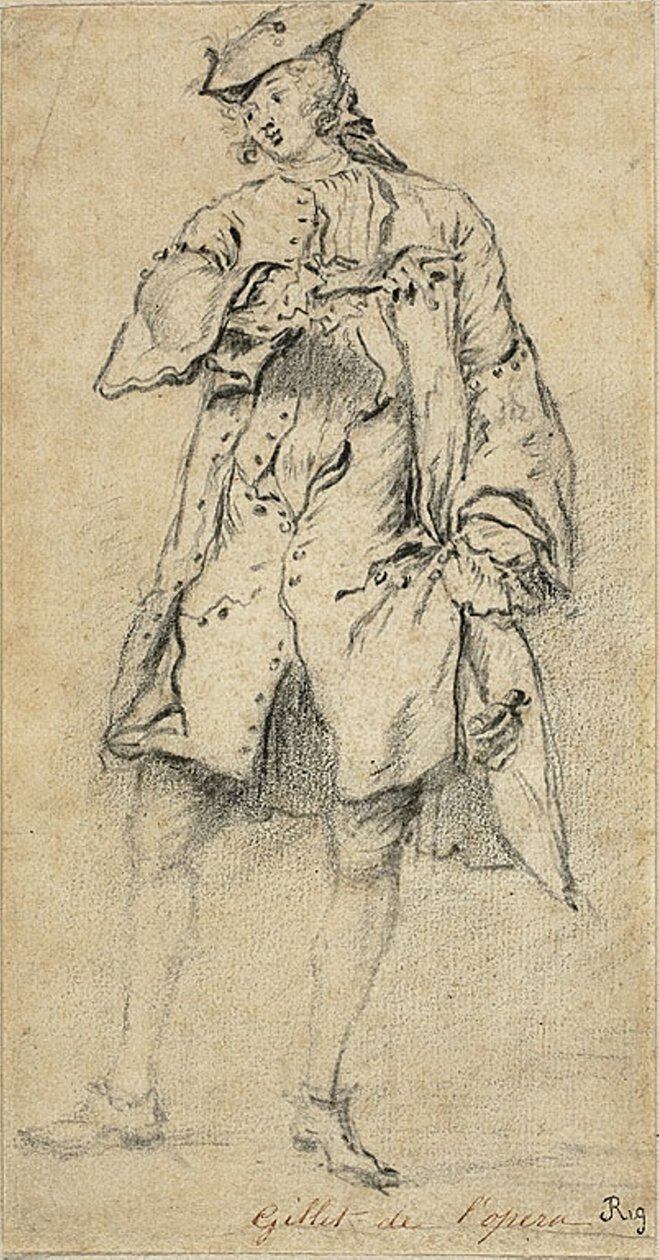 Young Man Standing by Nicolas Lancret