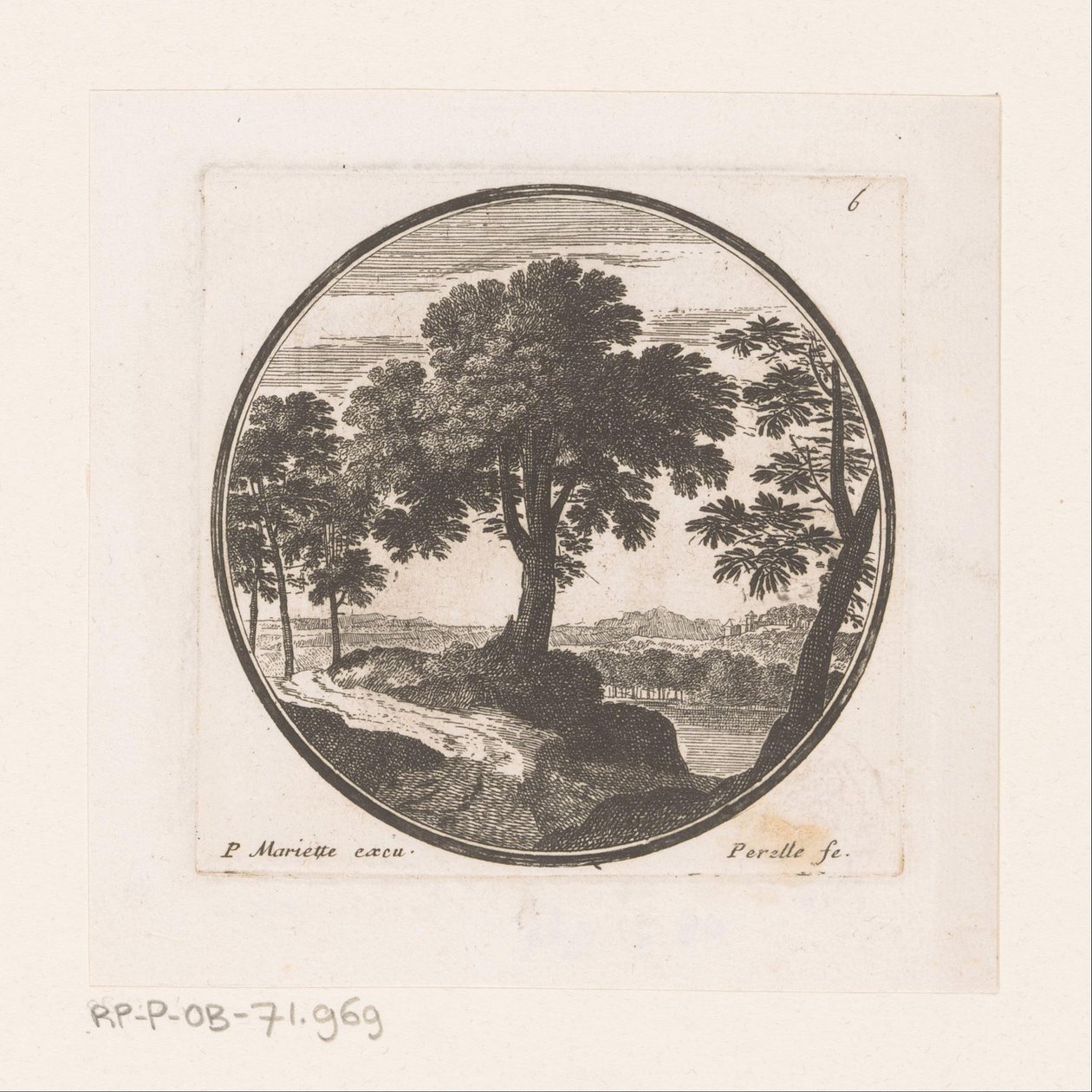 View of Trees Along Water by Nicolas Perelle