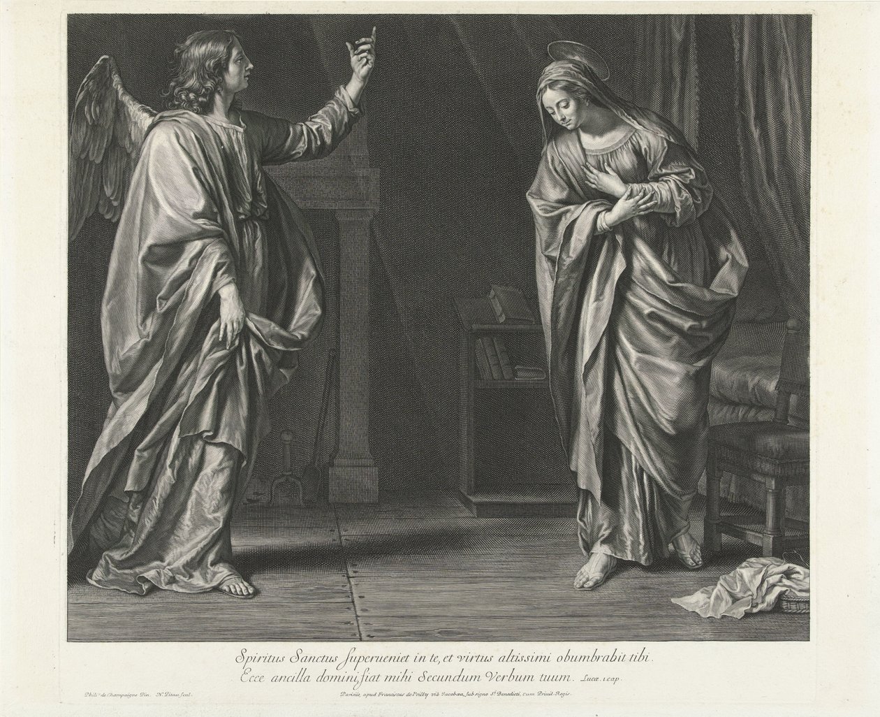 Annunciation by Nicolas Pitau (I)