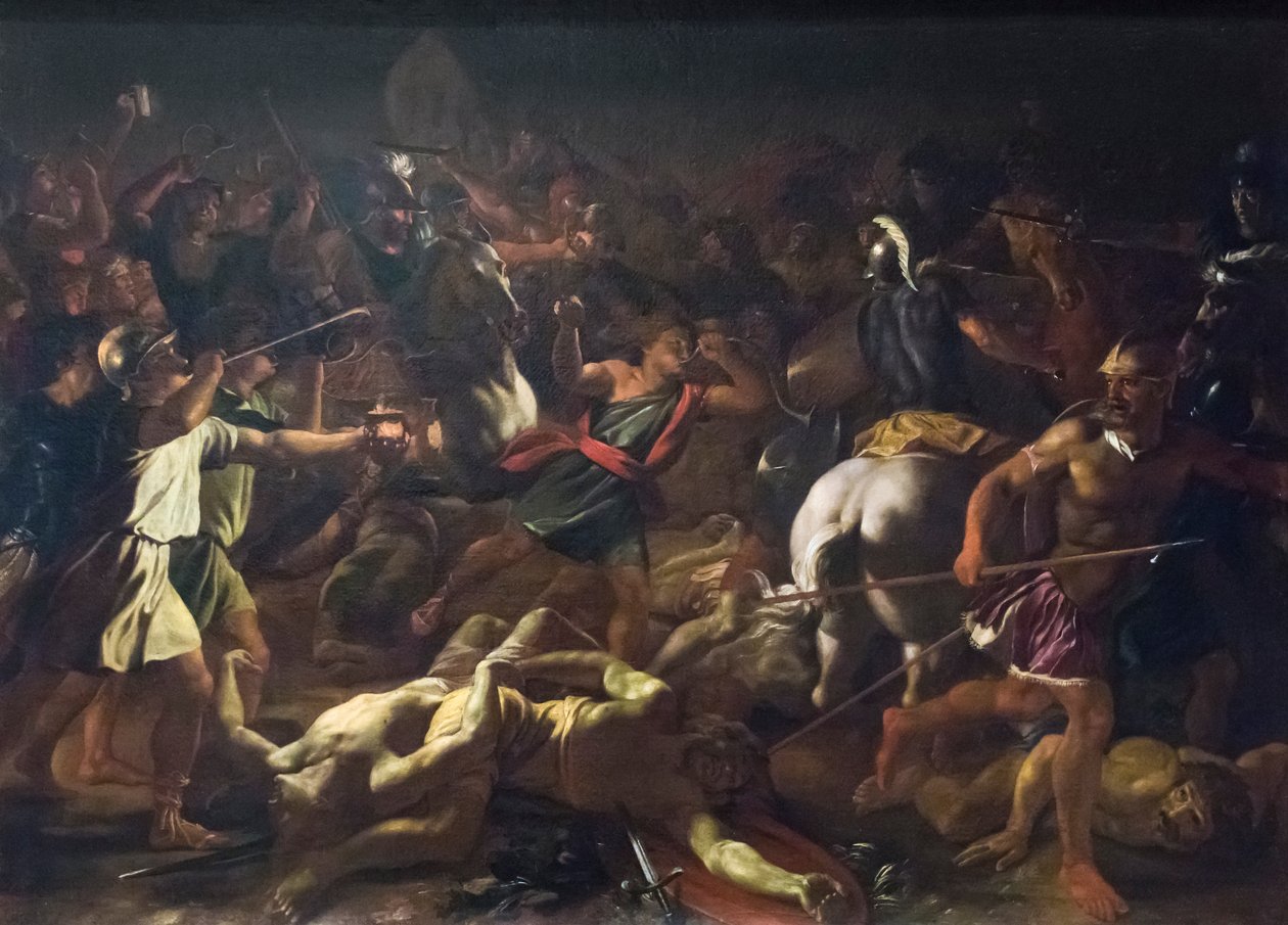 Battle of Gideon Against the Midianites by Nicolas Poussin