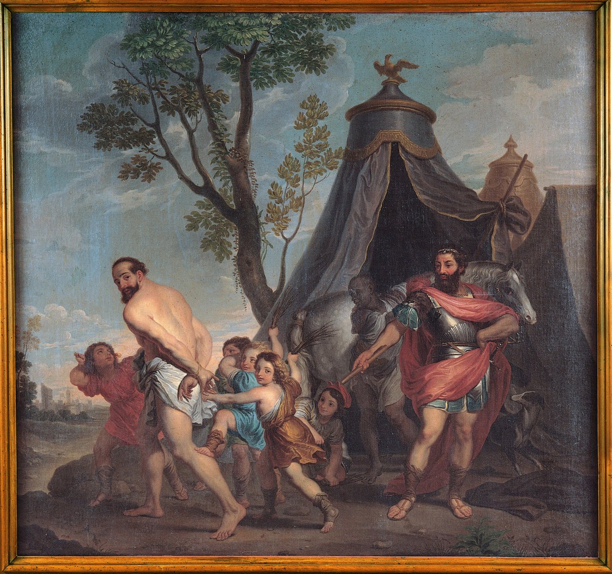 Camillus and the Schoolmaster of Falerii by Nicolas Poussin