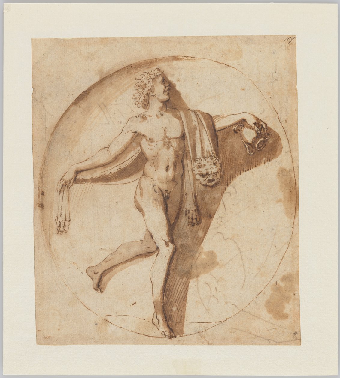 Dancing Votary of Bacchus by Nicolas Poussin