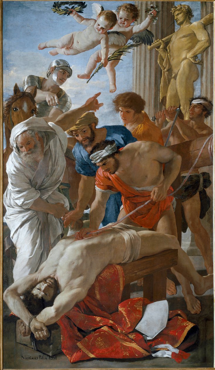 Martyrdom of Saint Erasmus by Nicolas Poussin