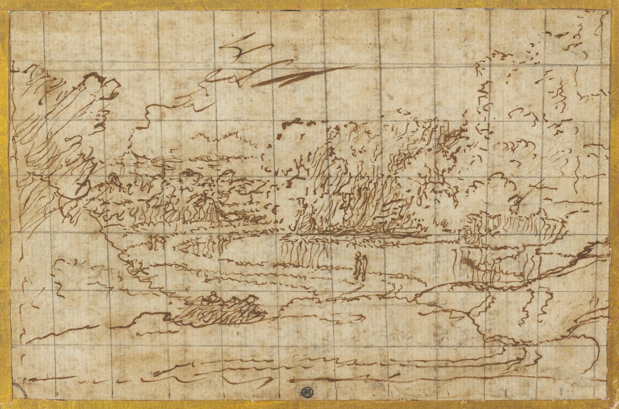 Road along a Winding River by Nicolas Poussin