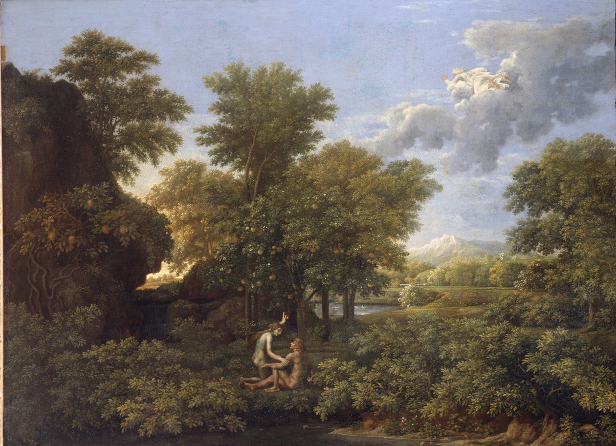 Spring or Earth Paradise by Nicolas Poussin