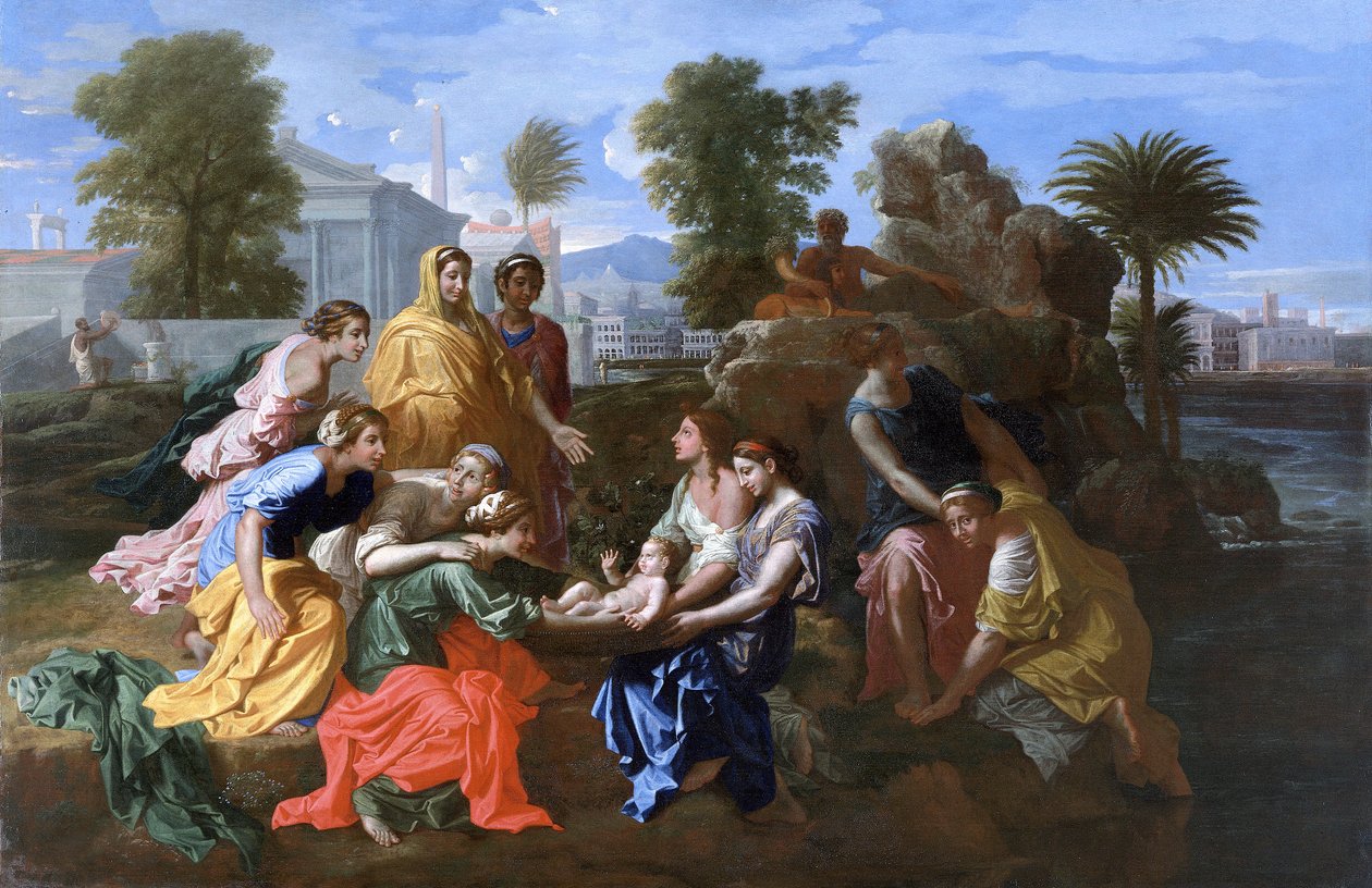 The Finding of Moses, 1651 by Nicolas Poussin