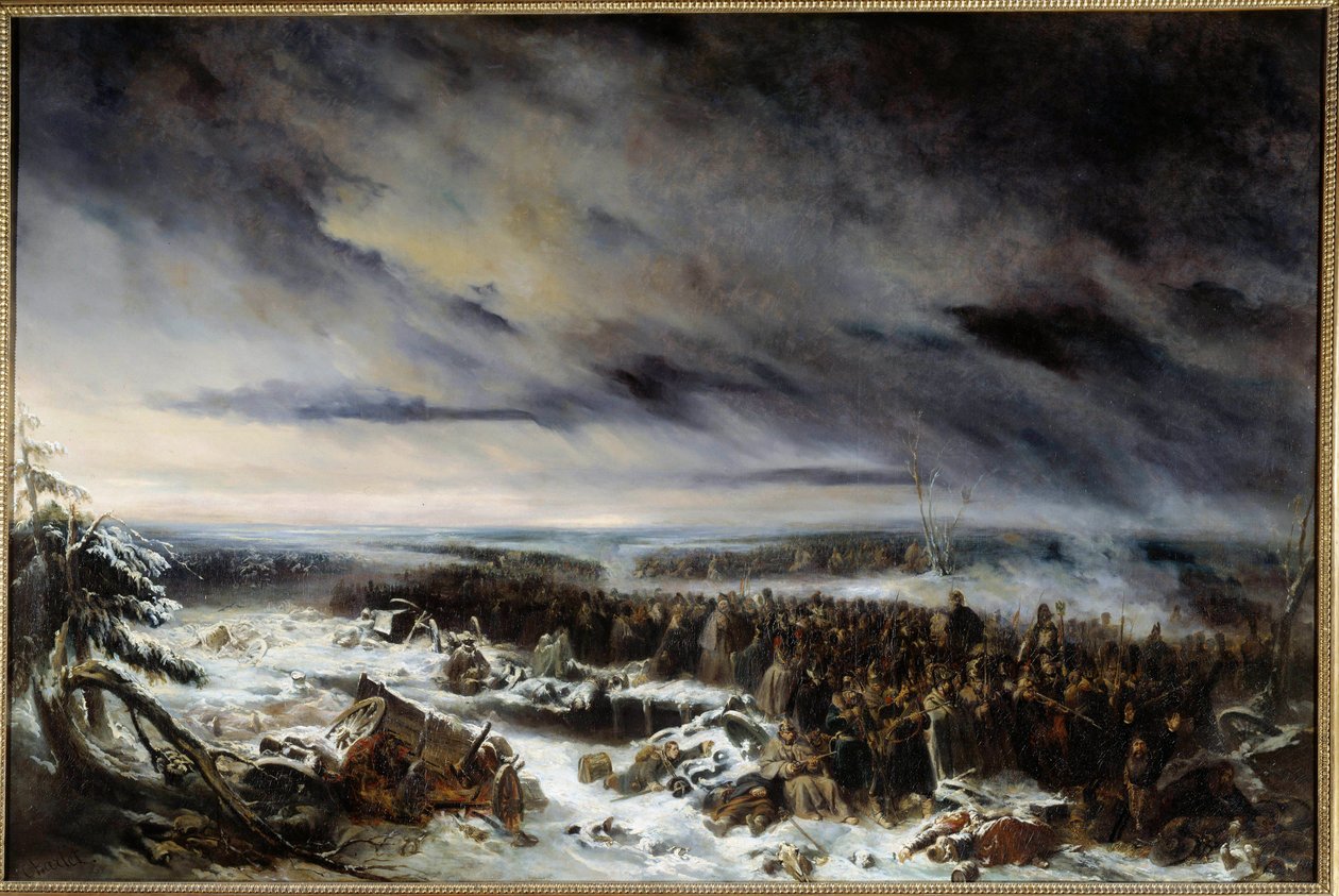 Episode of the Russian Retreat by Nicolas Toussaint Charlet