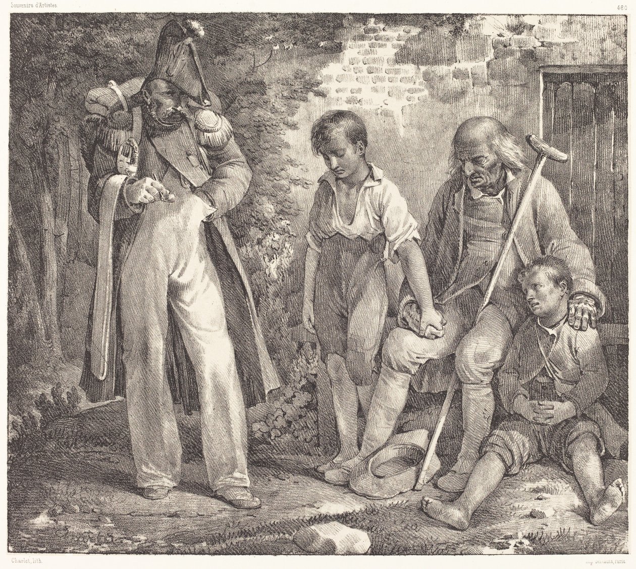 The Alms by Nicolas Toussaint Charlet
