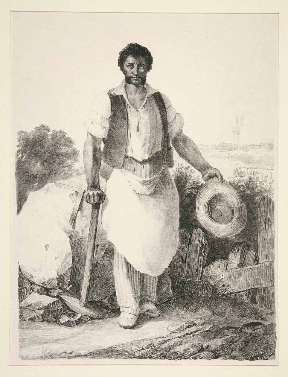 The Stonecutter by Nicolas Toussaint Charlet