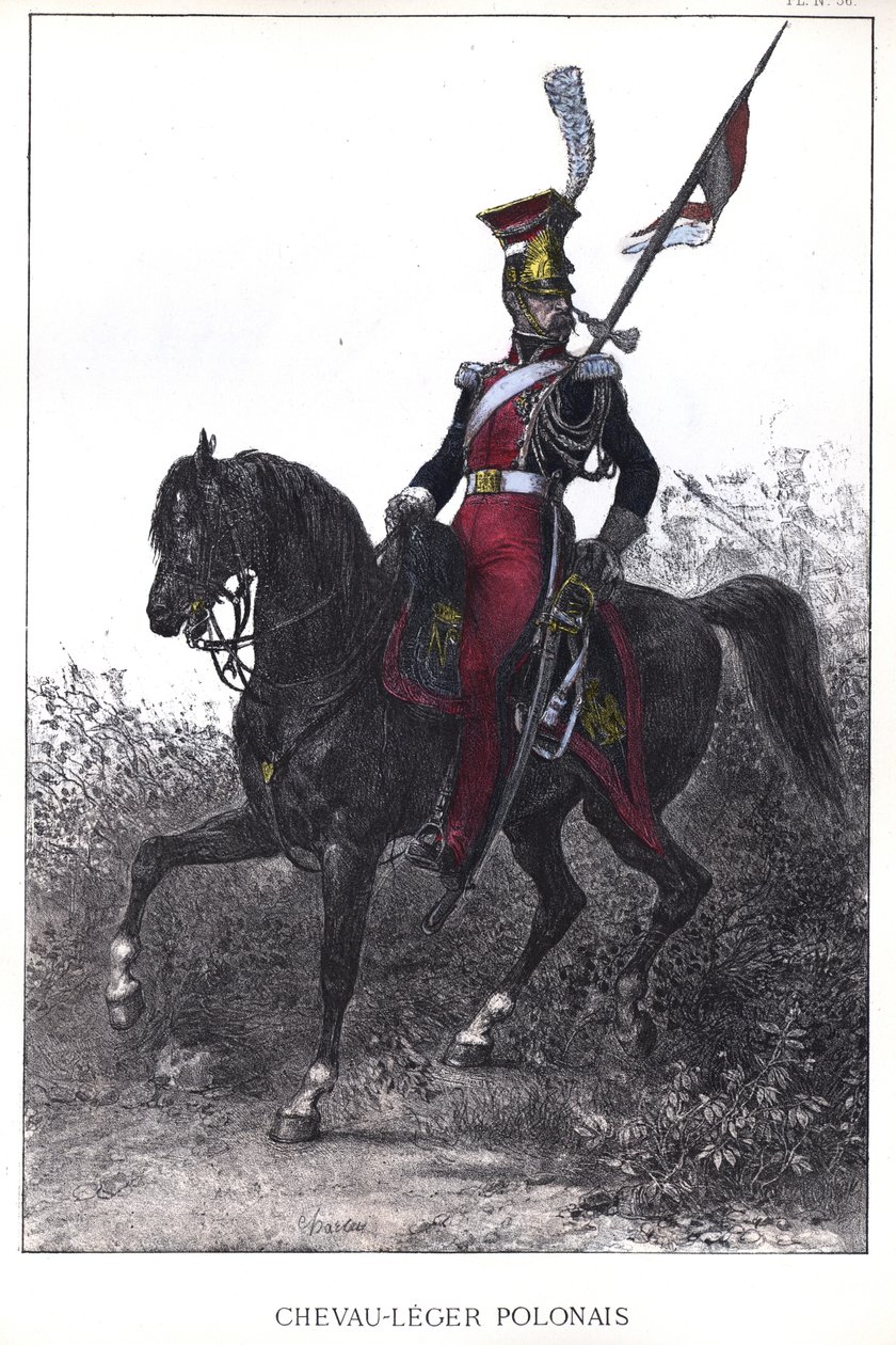 Polish Lancer of the Imperial Guard by Nicolas Toussaint Charlet