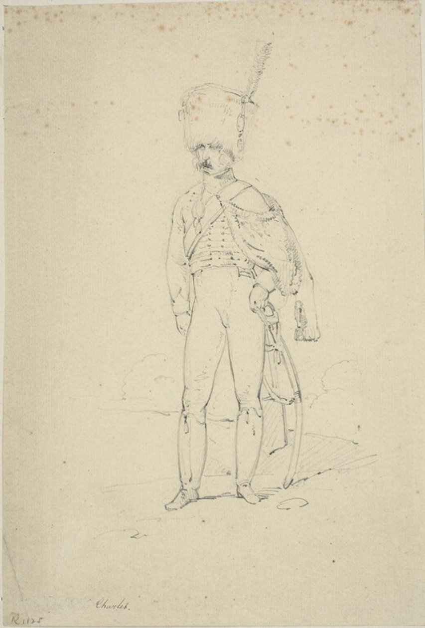 Standing Hussar by Nicolas Toussaint Charlet