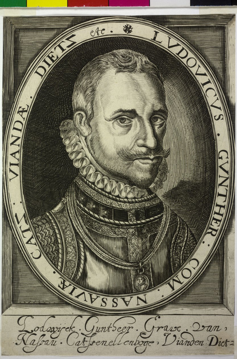 Count of Nassau-Dillenburg Lewis Guenther by Nicolas de Clerck